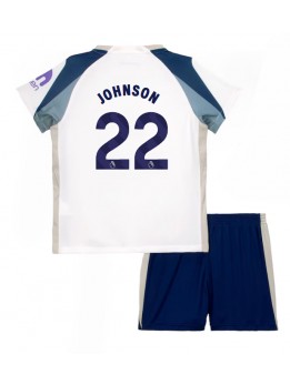 Tottenham Hotspur Brennan Johnson #22 Replika Hemmakläder Barn 2025-26 Kortärmad (+ byxor)